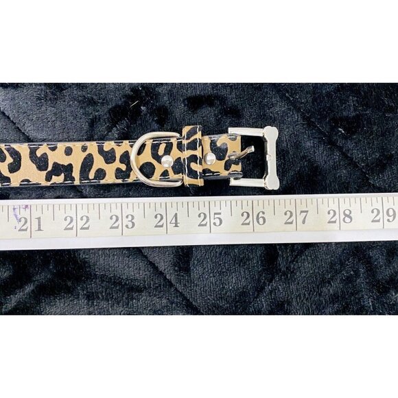 Leopard Print Dog Collar and Leash Large New - Picture 5 of 5